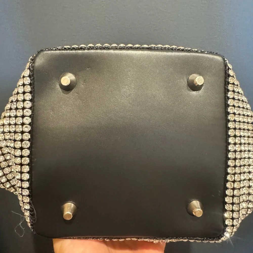 Melie Bianco Thea small Crystal small top‎ handle bag